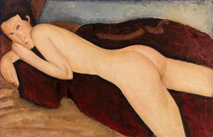 Amedeo Clemente Modigliani œuvres - Nu couché de dos